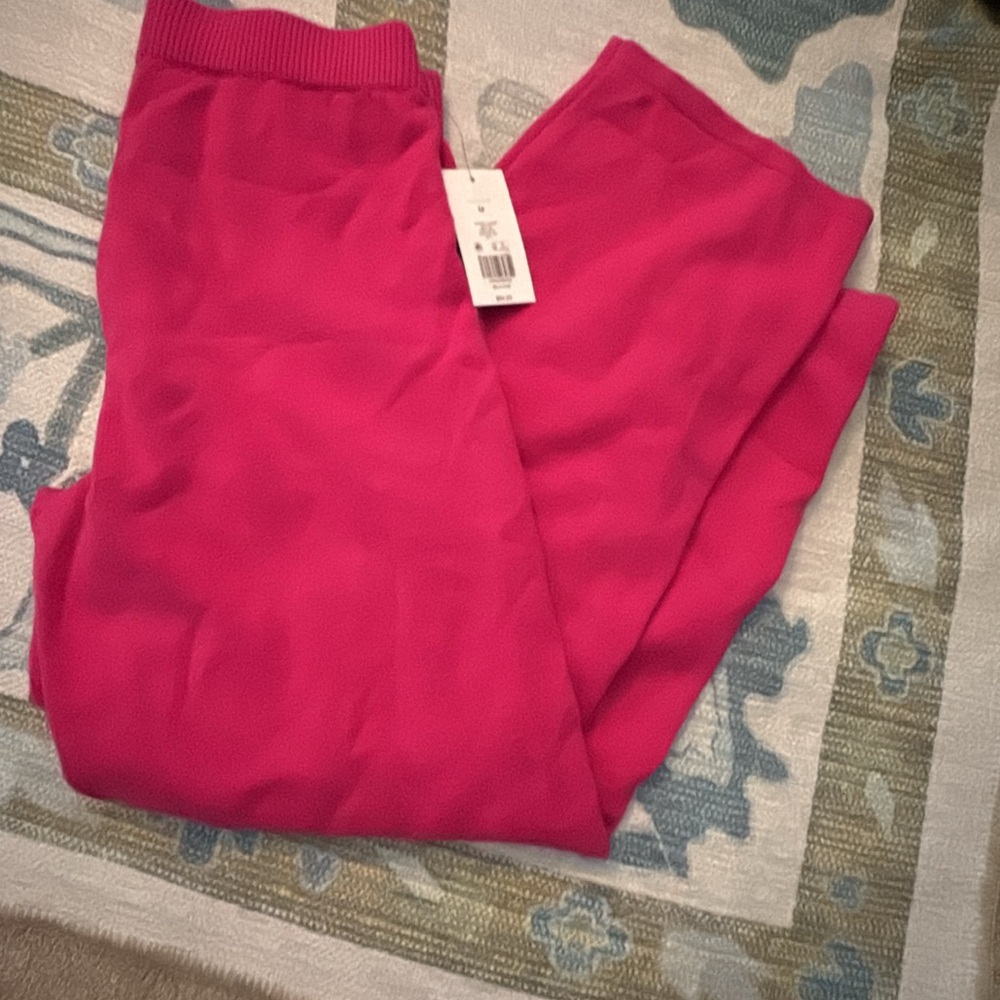 Crown & Ivy Vibrant Pink Track Pants